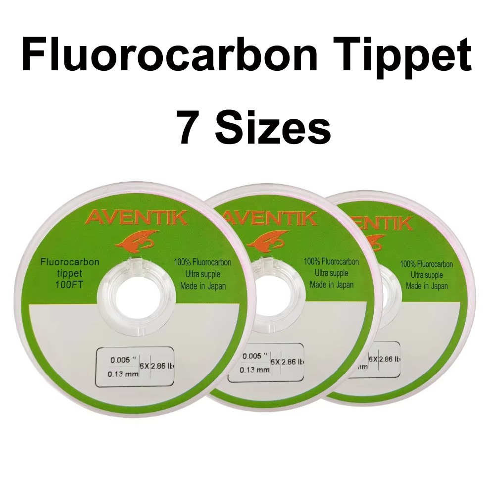 Fluorocarbon Line - สายเอ็นฟลูออโรคาร์บอน Aventik สำหรับตกปลาแบบฟลายฟิชชิ่ง ความยาว 30 เมตร/50
