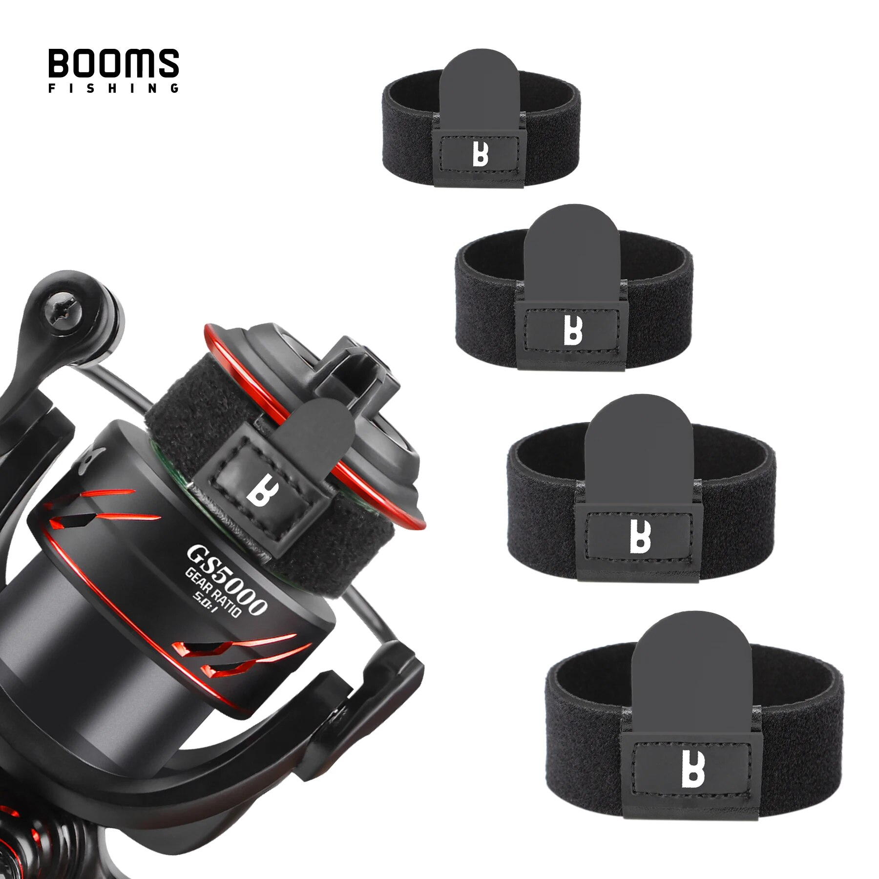 Fishing Line Spool - Booms SB1ตกปลา4ชิ้นรอกสปินนิ่งปกป้องฝาครอบสายโพลีเอสเตอร์ถ้วยถ้วยอุปกรณ์เสริมรอกตกปลา