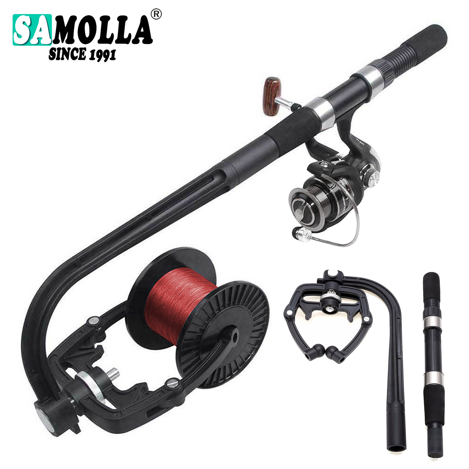 รอกตกปลาสปูลเลอร์เอ็นตกปลาสำหร - Fishing Line Spooler บทวิจารณ์และราคา