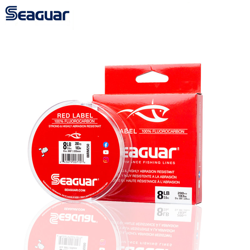 SEAGUAR Red Label 160M/183M 10 - Fluorocarbon Line บทวิจารณ์และราคา