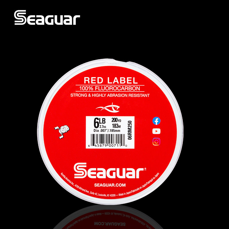 SEAGUAR Red Label 160M/183M 10 - Fluorocarbon Line บทวิจารณ์และราคา