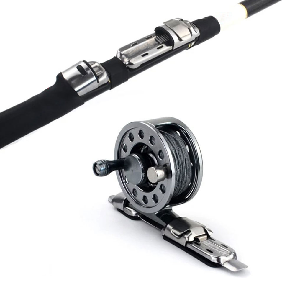 รอกตกปลาสแตนเลสสำหรับติดเบาะนั - Fishing Line Spooler บทวิจารณ์และราคา
