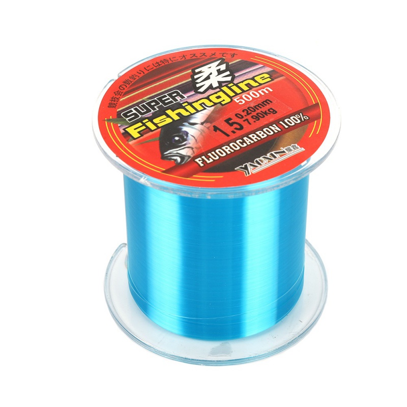1 PC 500M สายตกปลา Super Stron - Fluorocarbon Line บทวิจารณ์และราคา